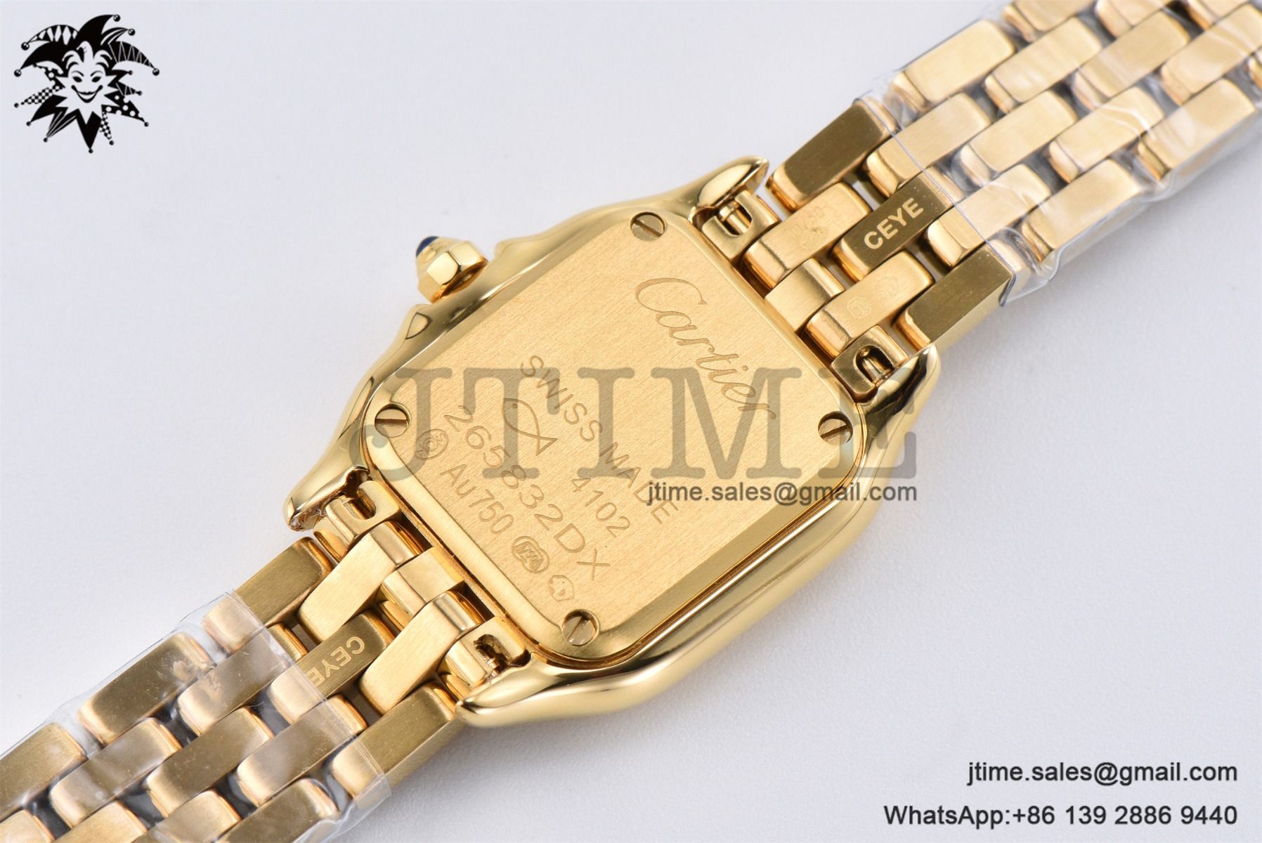 Panthère Mini 19mm BBA 1:1 Best Edition YG White Dial on YG Bracelet Ronda Quartz - Image 21