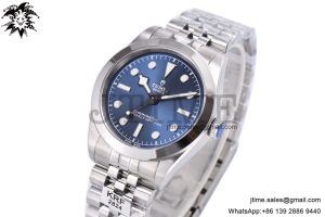 Black Bay 37mm SS KRF 1:1 Best Edition Blue Dial on Jubilee Bracelet A2824