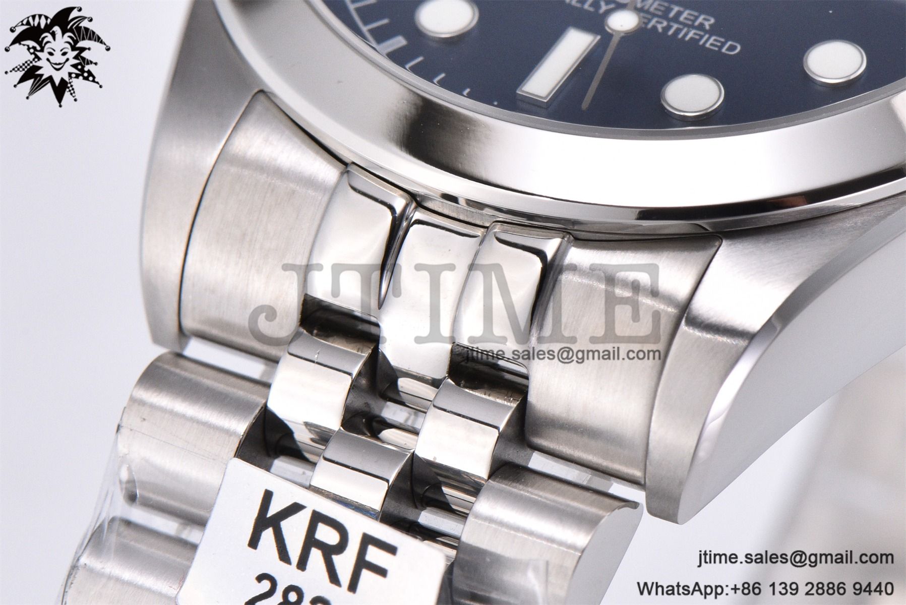 Black Bay 37mm SS KRF 1:1 Best Edition Blue Dial on Jubilee Bracelet A2824 - Image 6