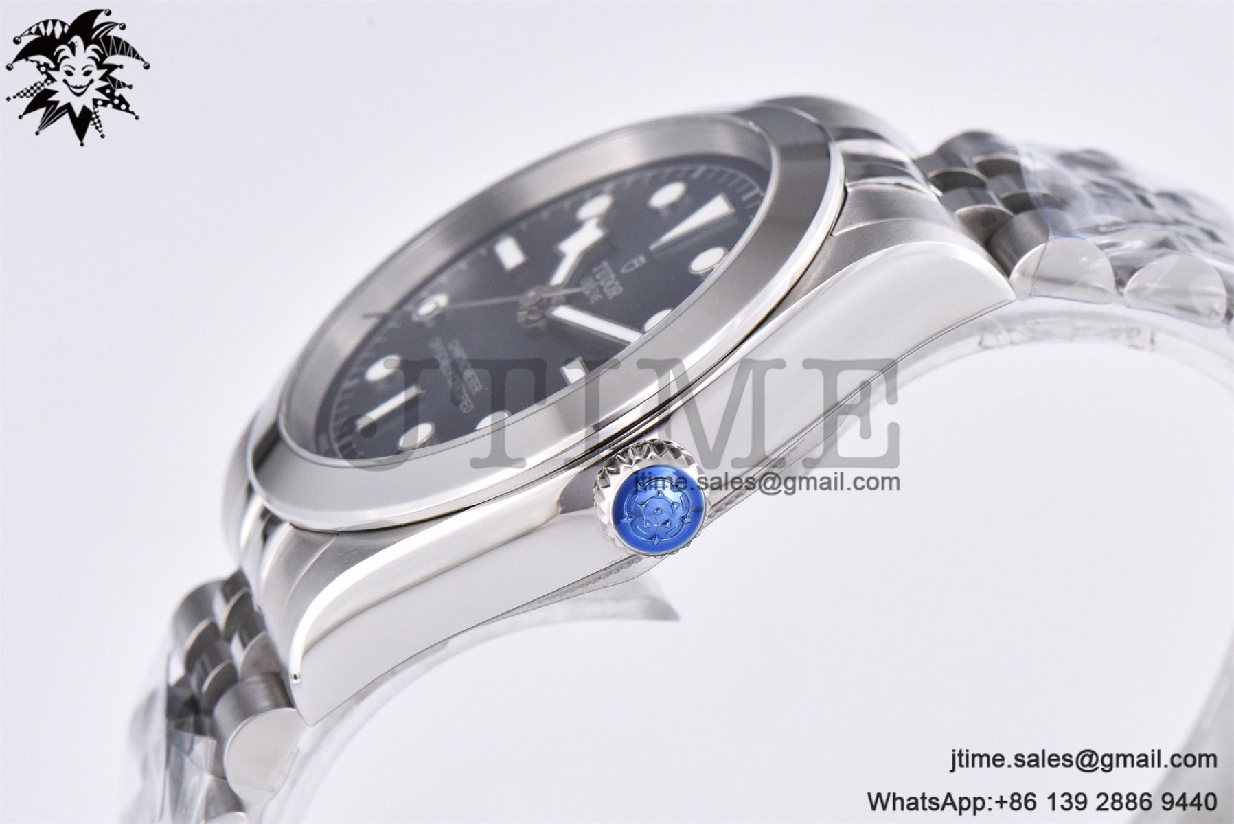 Black Bay 37mm SS KRF 1:1 Best Edition Blue Dial on Jubilee Bracelet A2824 - Image 8