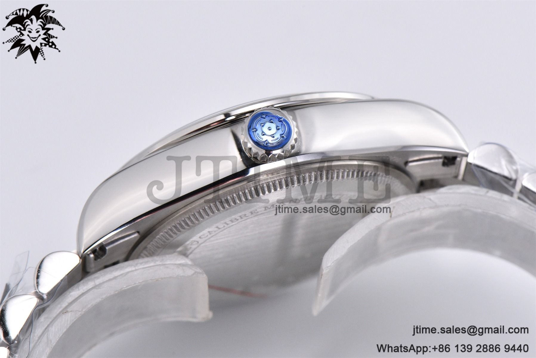 Black Bay 37mm SS KRF 1:1 Best Edition Blue Dial on Jubilee Bracelet A2824 - Image 9