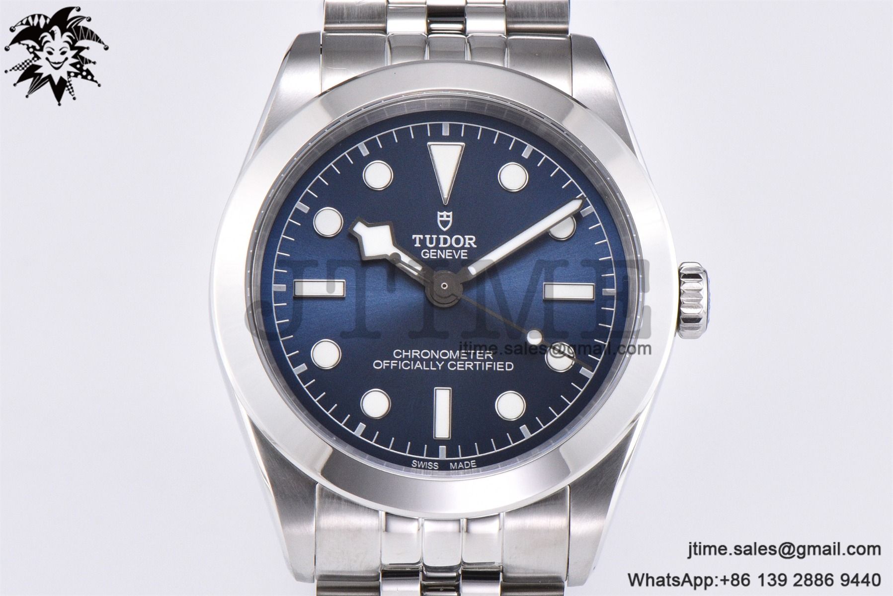 Black Bay 37mm SS KRF 1:1 Best Edition Blue Dial on Jubilee Bracelet A2824 - Image 2