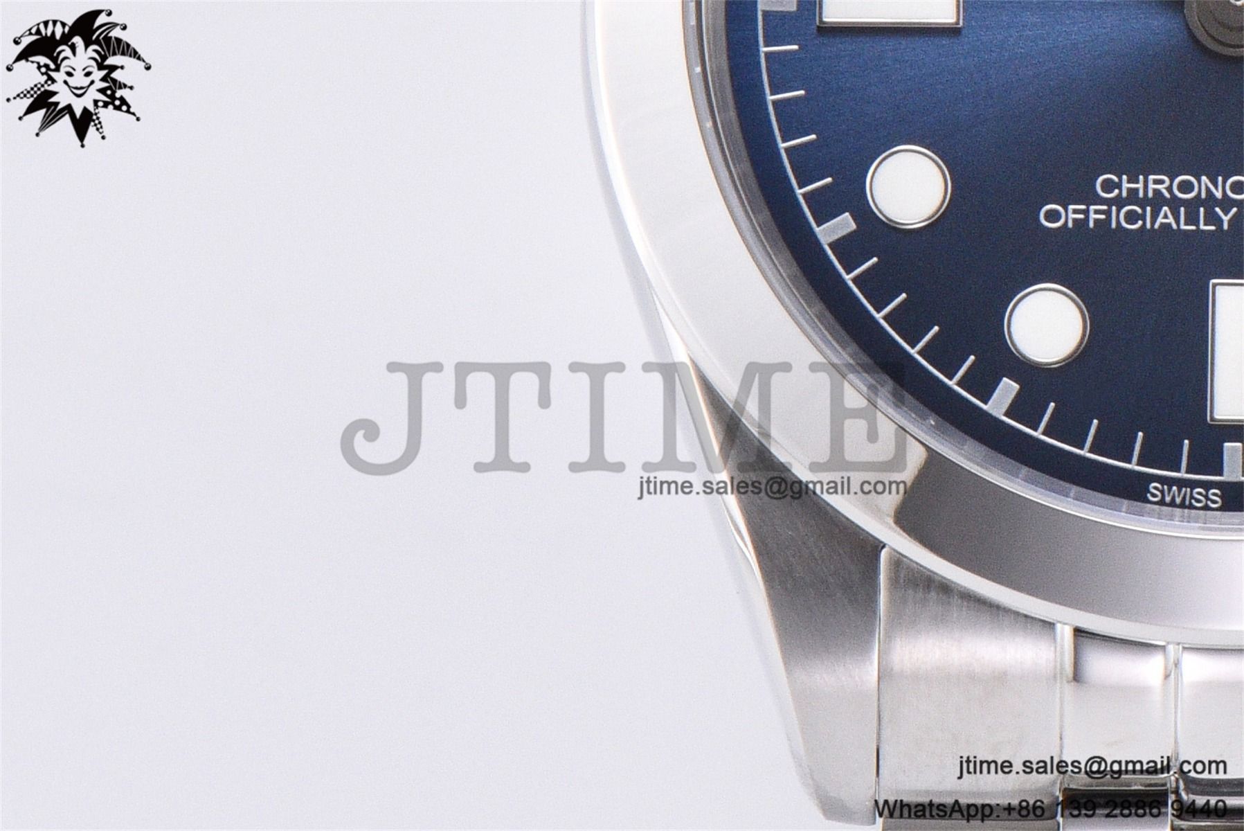 Black Bay 37mm SS KRF 1:1 Best Edition Blue Dial on Jubilee Bracelet A2824 - Image 14