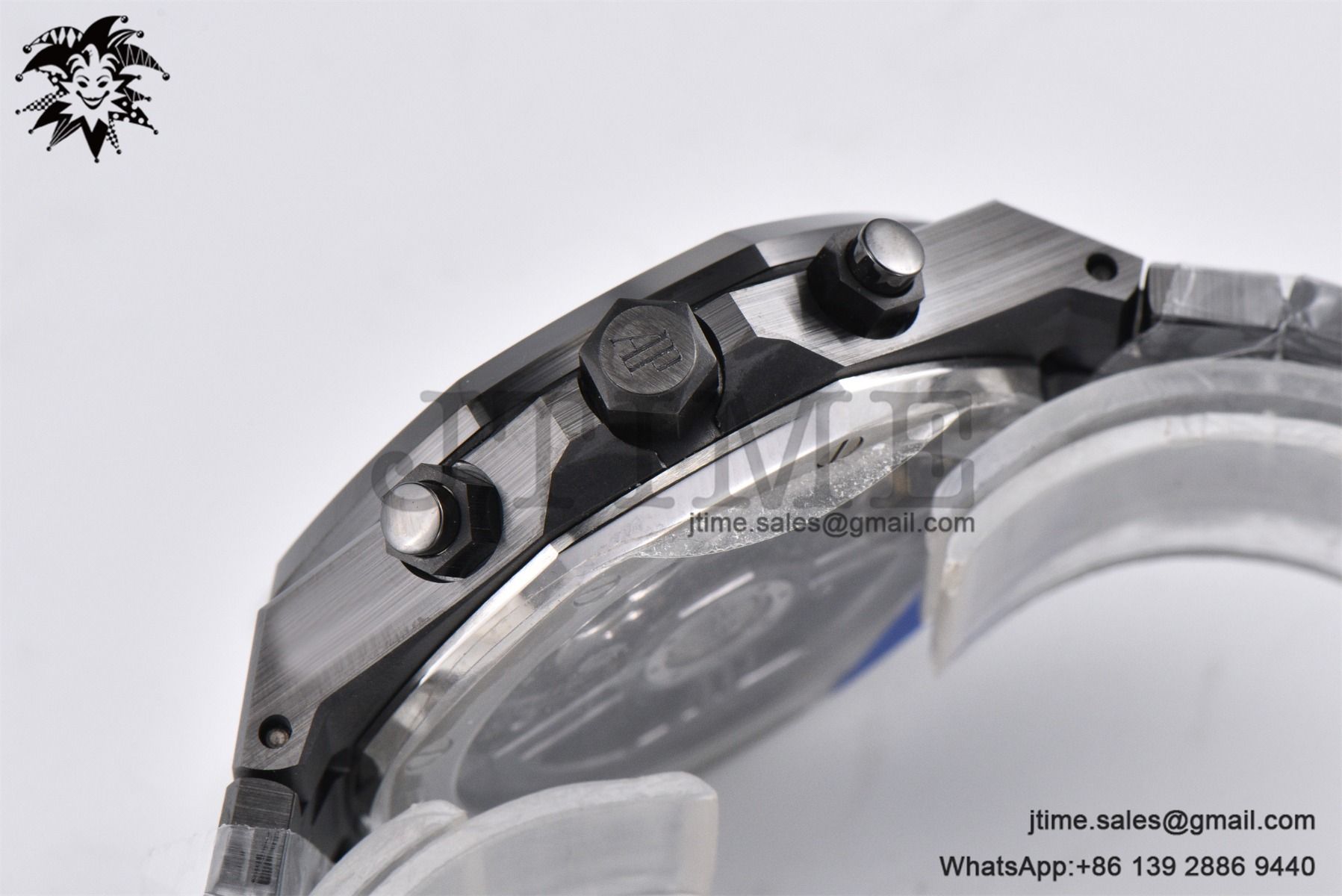 Royal Oak Chrono 26240 Black Ceramic APSF 1:1 Best Edition on Ceramic Bracelet SA4401 Super Clone V2 (Free Sprung) - Image 18