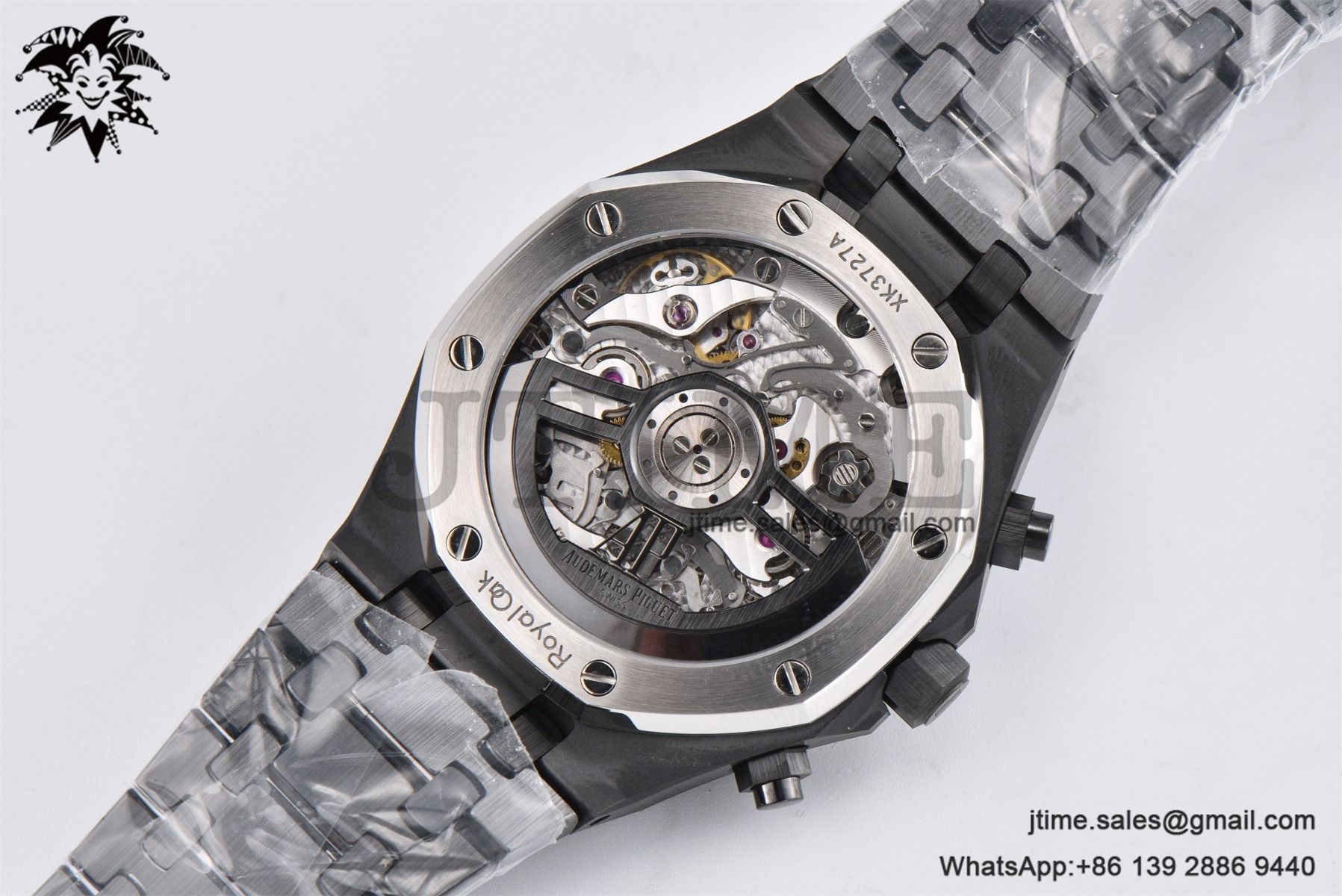 Royal Oak Chrono 26240 Black Ceramic APSF 1:1 Best Edition on Ceramic Bracelet SA4401 Super Clone V2 (Free Sprung) - Image 23